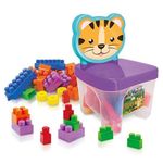 Brinquedo Cadeirinha Infantil Educativa Tigre com 28 Peças