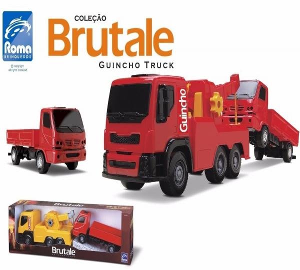 Brinquedo Caminhao Brutale Guincho Truck - Roma Brinquedos