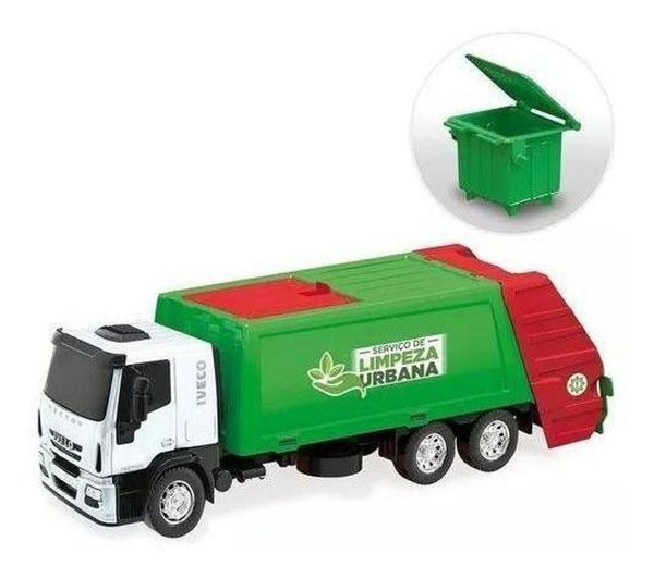 Brinquedo Caminhão Iveco Coletor Lixo Usual - Usual Brinquedos