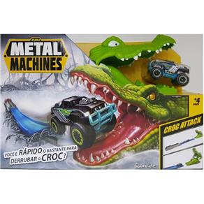 Brinquedo Candide Pista Metal Machines Croc Attack 8704