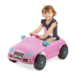 Brinquedo Carrinho A Pedal Iantil Audi Tt Rosa Homeplay