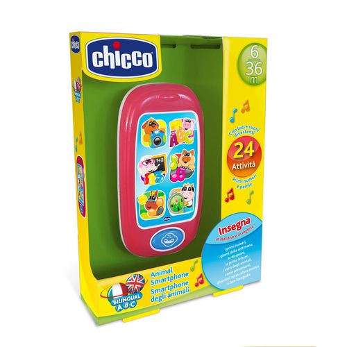 Brinquedo Celular Infantil Chicco Smartphone Bilíngue (6M+)