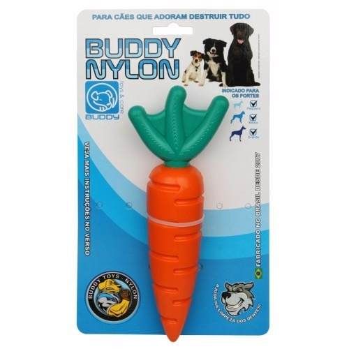 Brinquedo Cenoura Nylon Resistente Buddy Toys