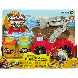 Brinquedo Conjunto Play-Doh Chuck Bombeiro - Hasbro