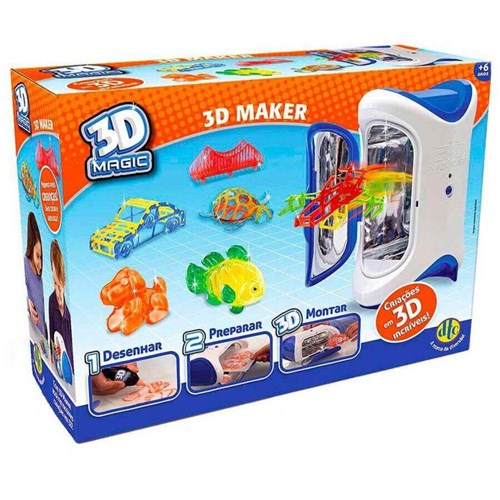 Brinquedo 3D Magic - 3D Maker DTC 3800