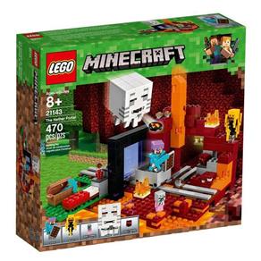 Brinquedo de Montar LEGO Minecraft Portal Nether 21143