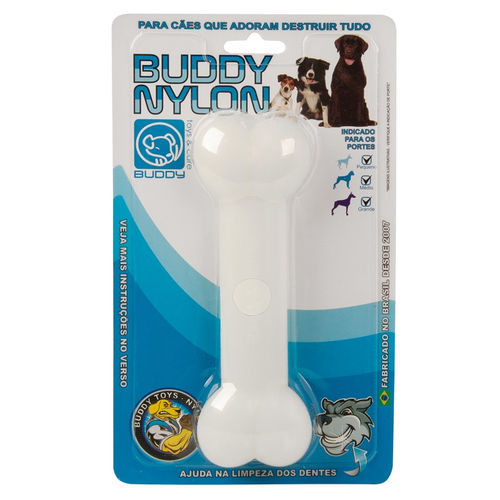 Brinquedo de Nylon para Cães Destruidores - Osso de Nylon - Buddy Toys