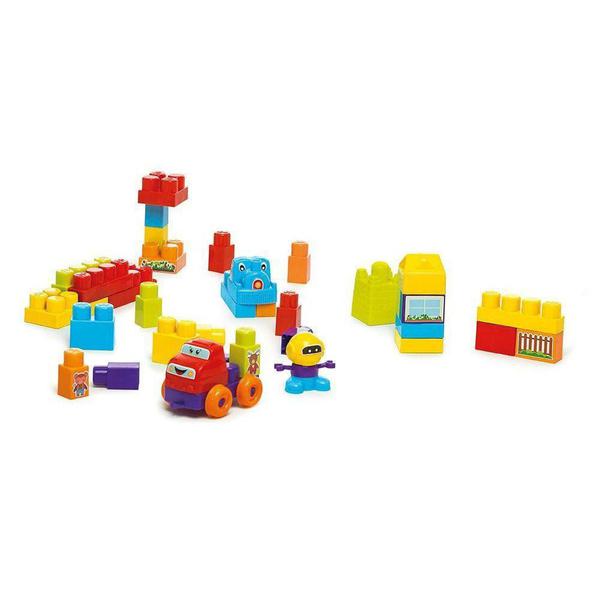 Brinquedo Didático Infantil Super Blocks 97 Peças Calesita 13