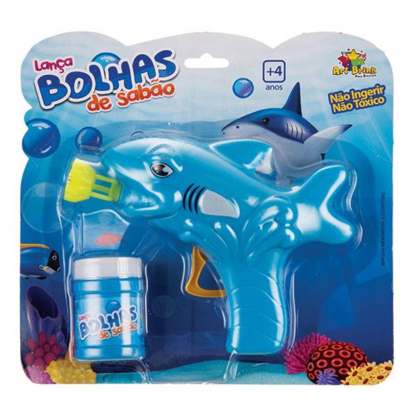 Brinquedo Divertido Lança Bolha de Sabão Tubarão - Art Brink