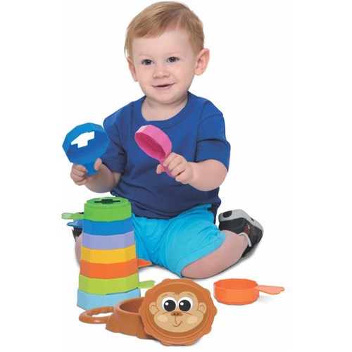 Brinquedo Educativo Baby Macaco Merco Toys