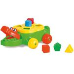 Brinquedo Educativo Jacare Junior C/blocos E Puxad Calesita