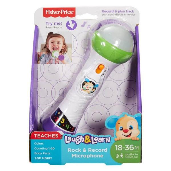 Brinquedo Fisher-Price Aprender e Brincar Microfone - Mattel