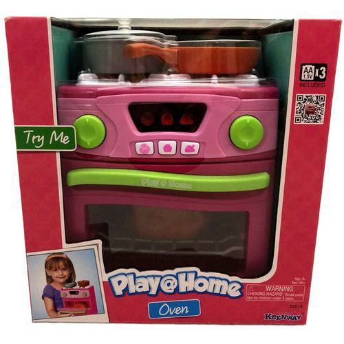 Brinquedo Fogãozinho Fogão com Luz e Som - Cozinha Infantil - Play Home