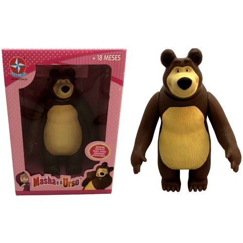 Tudo sobre 'Brinquedo Infantil Boneco Urso do Desenho da Masha Estrela'