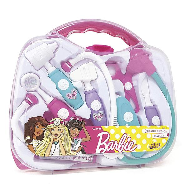 Brinquedo Infantil Kit Maleta de Medica da Barbie Fun 74966