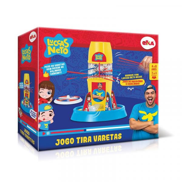 Brinquedo Jogo Tira Varetas Luccas Neto - Elka