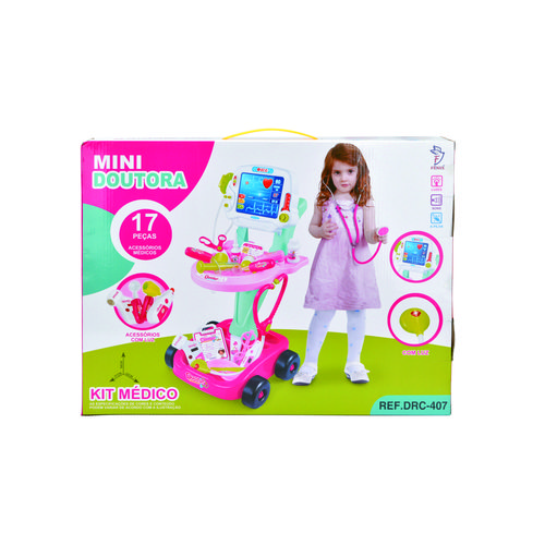 Brinquedo Kit Médico Rosa Drc407 - Fenix
