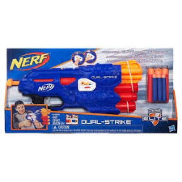 Brinquedo Lancador Nerf Dual Strike Elite - Hasbro - B4620