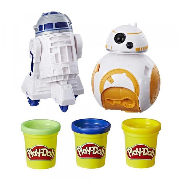 Brinquedo Massinha Play-Doh Star Wars BB 8 e R2 D2 - Hasbro