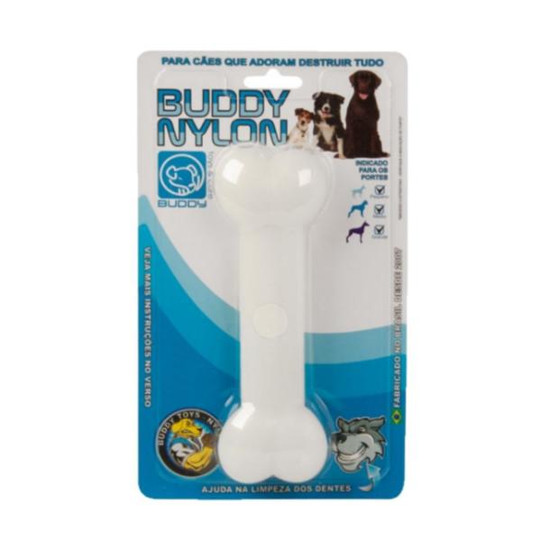 Brinquedo Mordedor para Cães Buddy Toys Nylon Osso