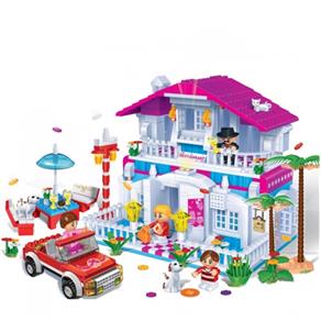 Brinquedo Mundo Encantado Casa 552 Peças 6103 Banbao