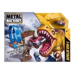 Brinquedo Natal Pista Metal Machines T Rex Attack Candide