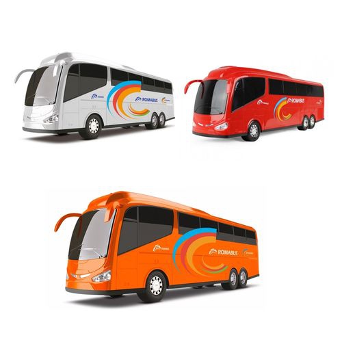 Tudo sobre 'Brinquedo Ônibus Bus Executive - Roma Brinquedos'