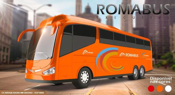 Brinquedo Ônibus Bus Executive - Roma Brinquedos
