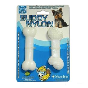 Brinquedo Osso Resistente Mordida Cães Nylon Buddy Toys