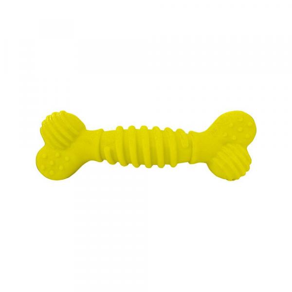 Brinquedo Osso Superbone Borracha Furacão Pet N3 G - Amarelo