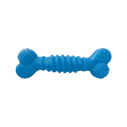 Brinquedo Osso Superbone Borracha Furacão Pet Nº2 M - Azul