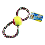 Brinquedo para cachorro corda com bola - WESTERN 