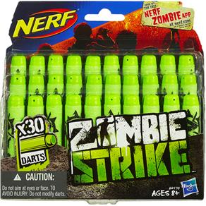 Brinquedo Refil Nerf Zombie 30 Dardos A4570 - Hasbro