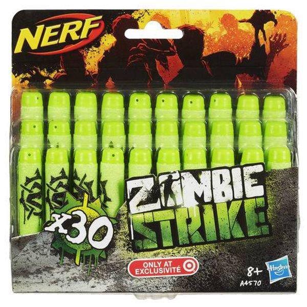 Brinquedo Refil Nerf Zombie 30 Dardos A4570 Hasbro