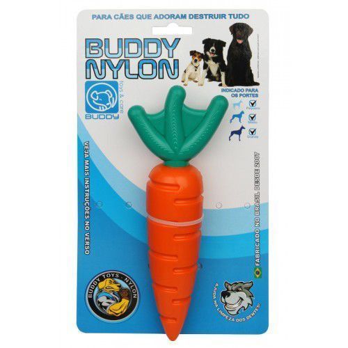 Brinquedo Resistente Buddy Toys - Cenoura Nylon