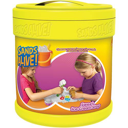 Tudo sobre 'Brinquedo Sands Alive Sorveteria Balde - Yellow'