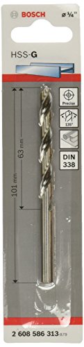 Broca para Metal Bosch HSS-G ANSI 1/4