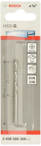 Broca para Metal Bosch HSS-G ANSI 1/8
