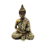Buda Dourado Posição Dhyana Mudra 13cm - Qmh219887-20-e F1c