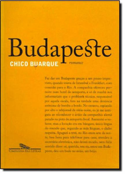 Budapeste - Companhia das Letras