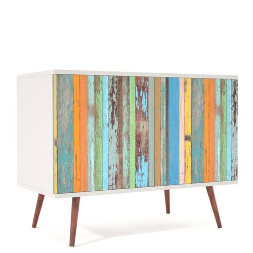 Buffet California 2 Portas Pes Palitos 0,90 Cm - 32350