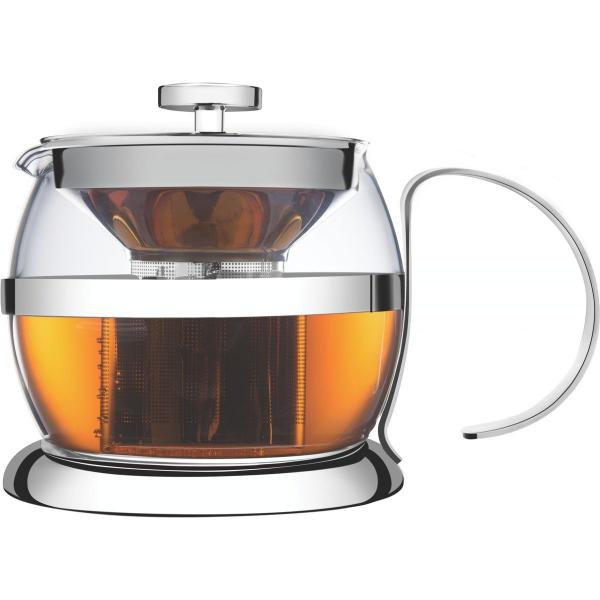 Bule para Chá em Vidro e Aço Inox com Infusor 900 Ml Tramontina
