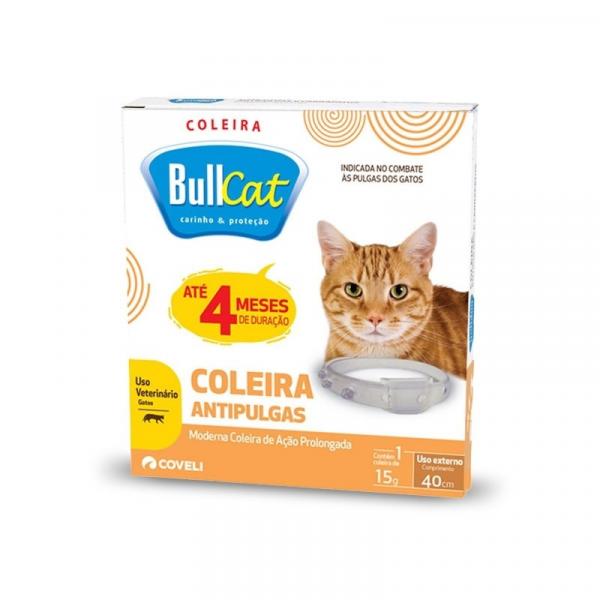 Bullcat Coleira Antipulgas para Gatos - 1 Un - Coveli