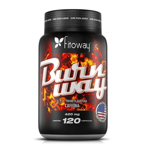 Burnway Fitoway - Cafeína 420mg - 120 Caps