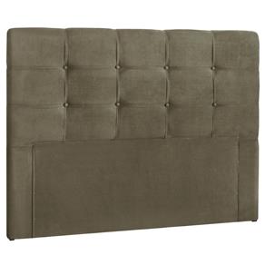 Cabeceira Clean 160 para Cama Queen Size Simbal - Marrom Taupe - Bege Médio