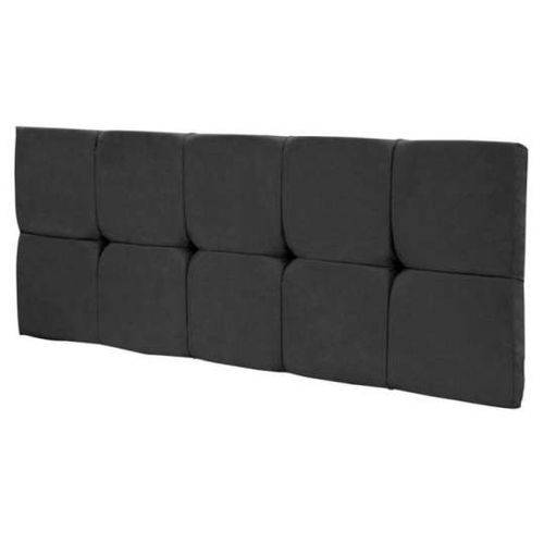 Cabeceira Painel para Cama Box Casal Nina 140 Cm de Largura Preto