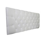 Cabeceira Painel Roma King 195x60 Suede Branco