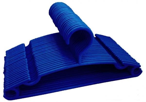 Cabide Infantil Azul Escuro Belo Dia Utilidades Plástico 50 Und.