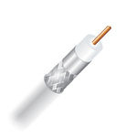 Cabletech Cabo Coaxial Rge-59 53% Ts 100mts Branco