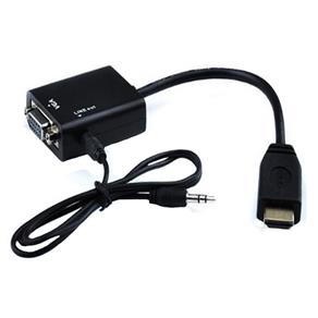 Cabo Adaptador Conversor HDMI para VGA Saída P2 de Audio